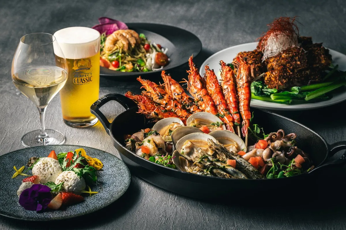 豪華なディナーブッフェのイメージ