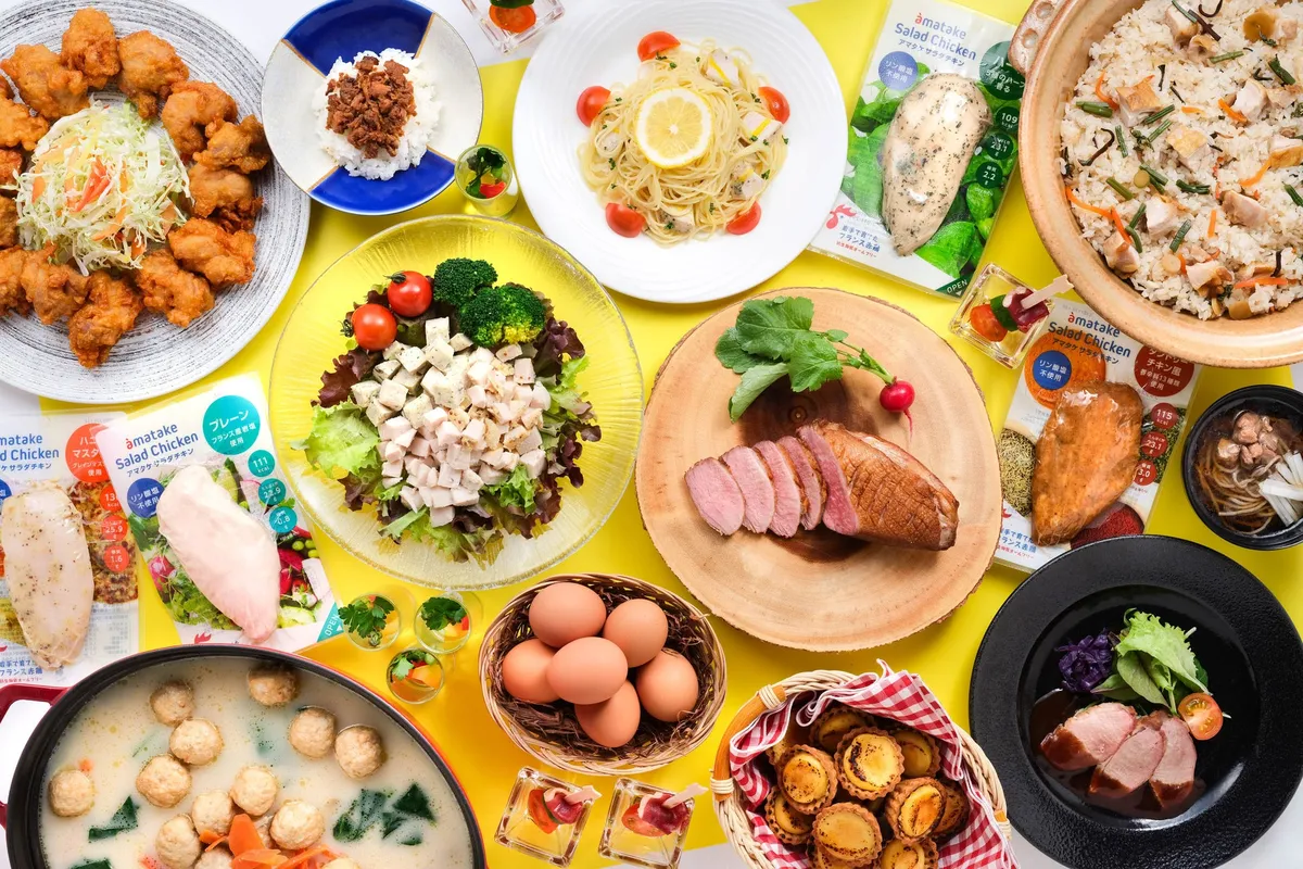 岩手の食材をふんだんに使用した豪華なイースタービュッフェの全景