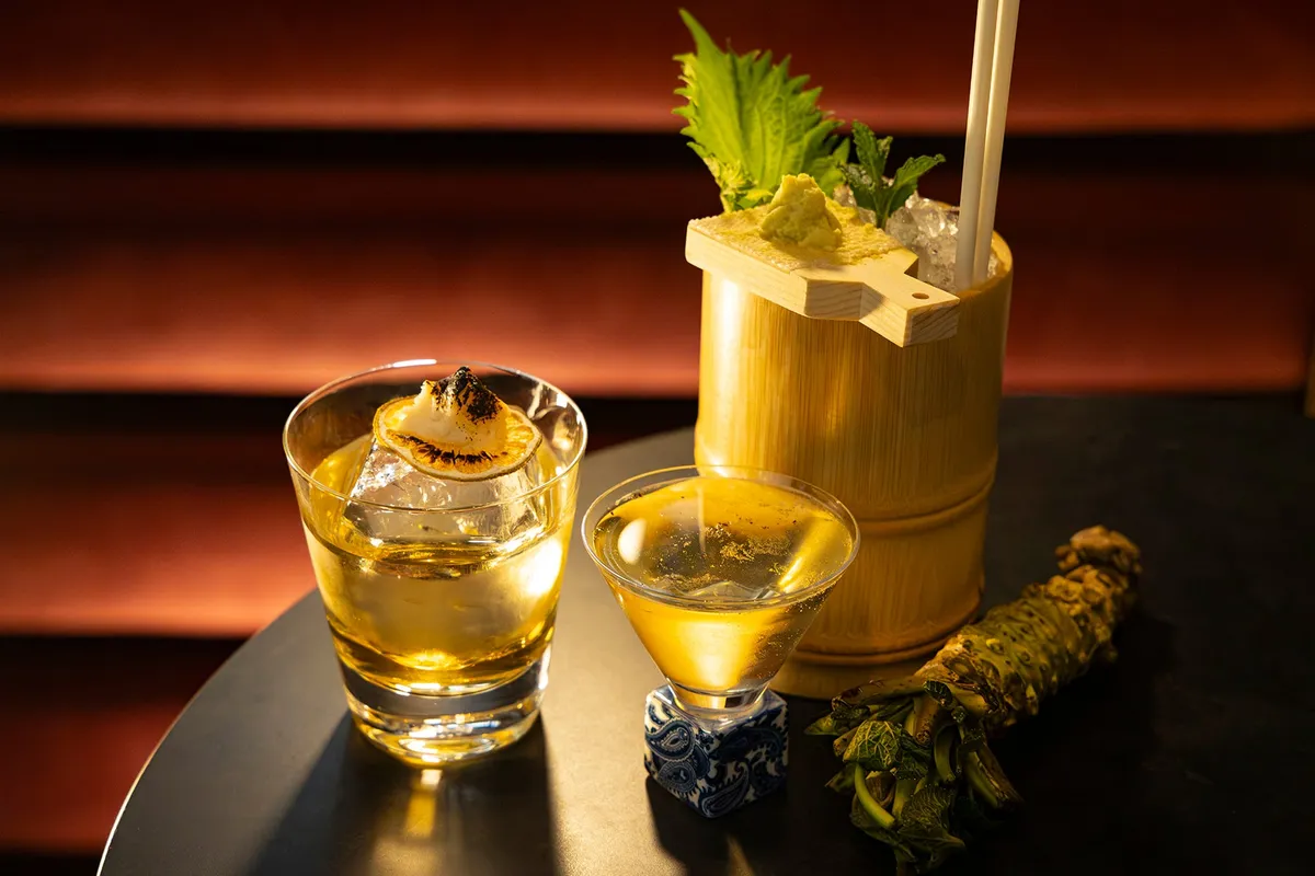 東京産わさびを贅沢に使用した最新トレンドカクテル