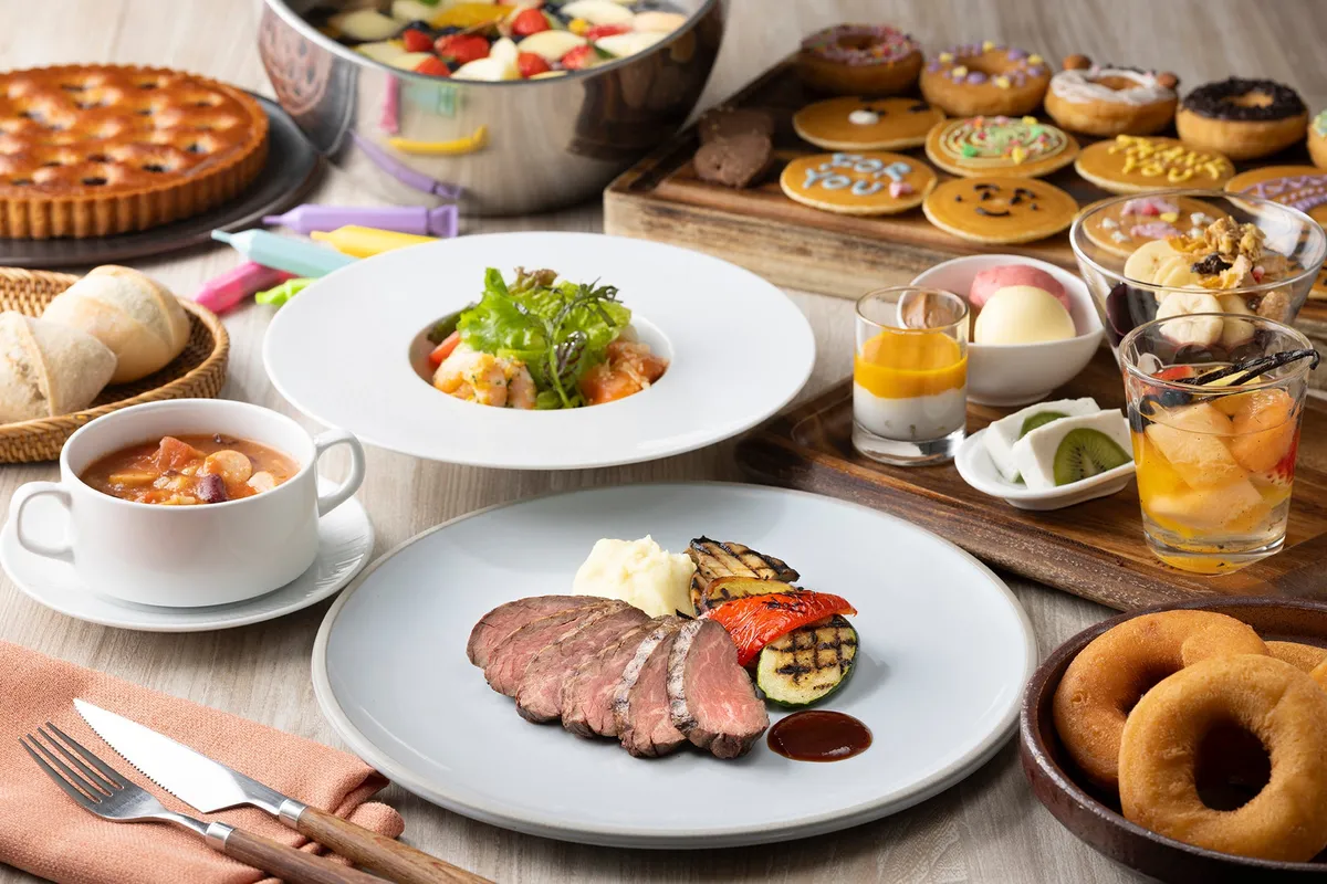 GW限定ランチコースの全景イメージ