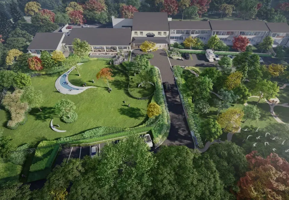 広大な敷地を誇るリトナ箱根の全景