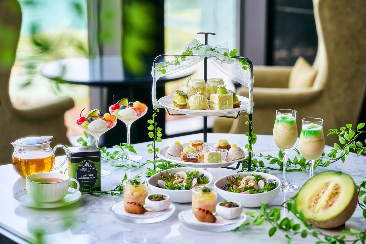 メロンアフタヌーンティーの全景