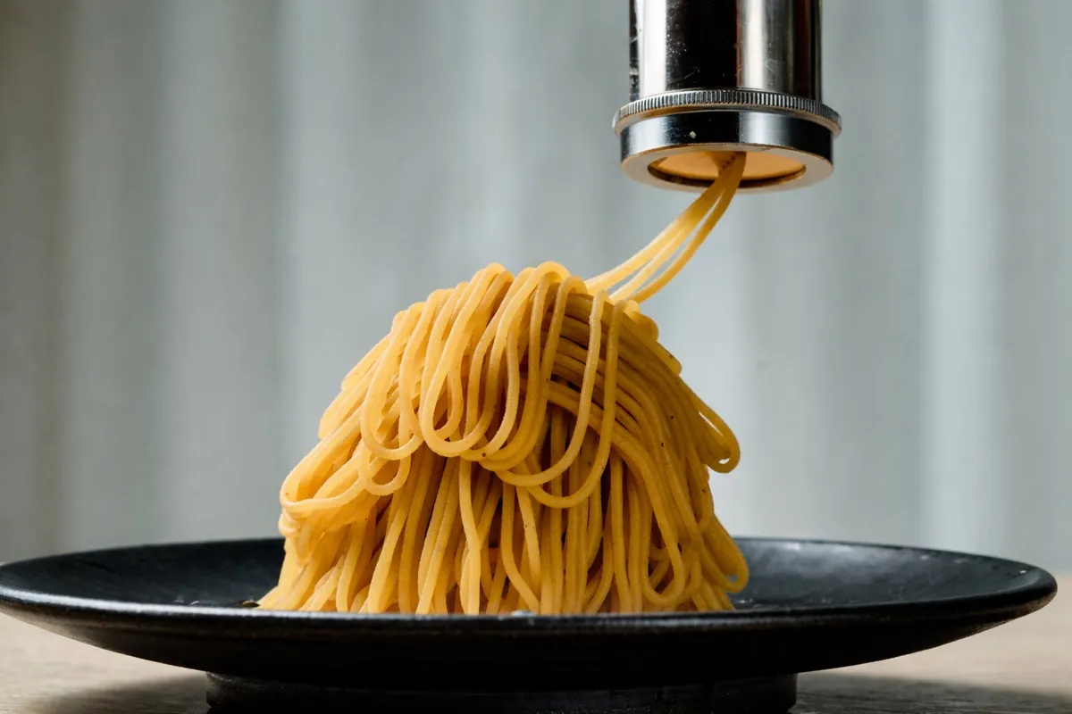 目の前で仕上げる搾りたて和栗モンブラン