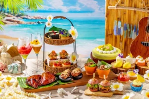 【ヒルトン東京】薪火で焼く本格肉料理が主役！南国リゾートを味わう「ハワイアン・ミートアフタヌーンティー」