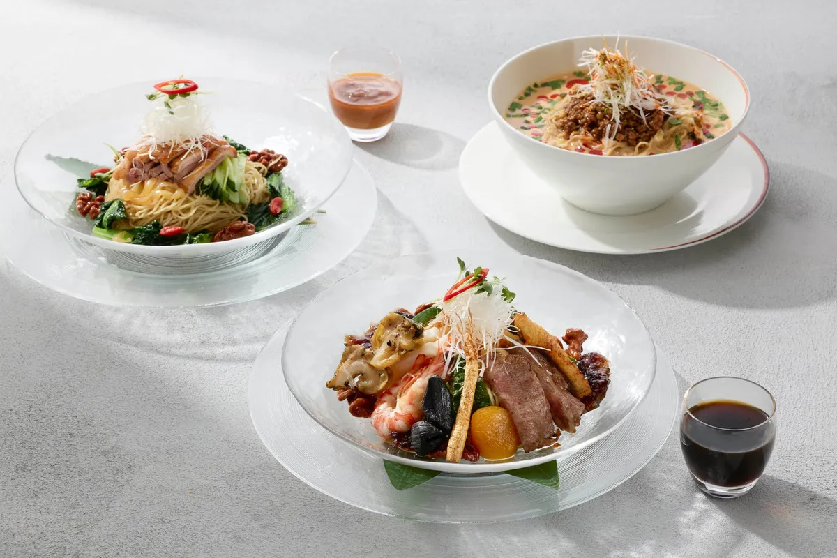 ウェスティンホテル東京「龍天門」が贈る夏季限定の冷やし麺3種セレクション