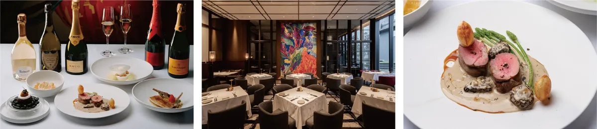 厳選されたプレステージシャンパン5種のボトル