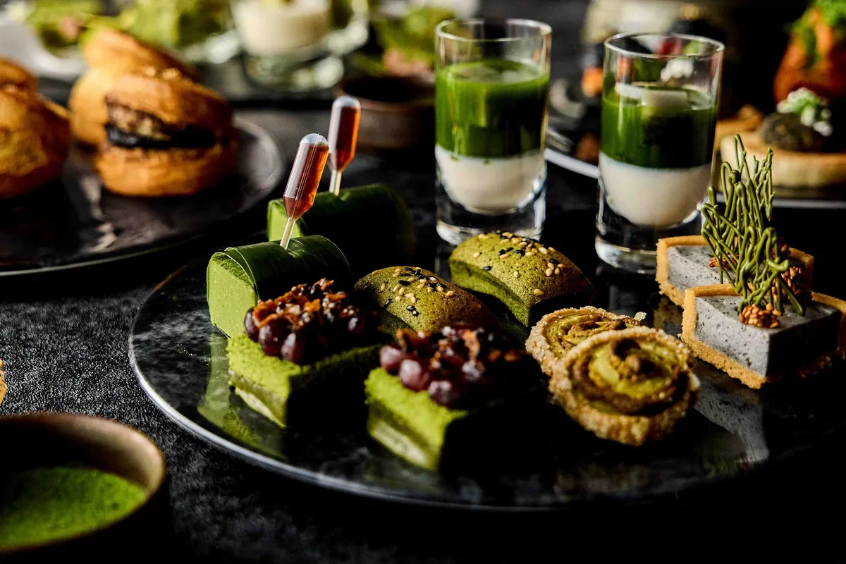 スタンド上段のデザート