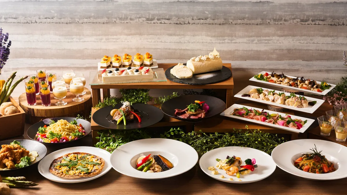 S.DININGで提供される多彩なセミブッフェメニュー