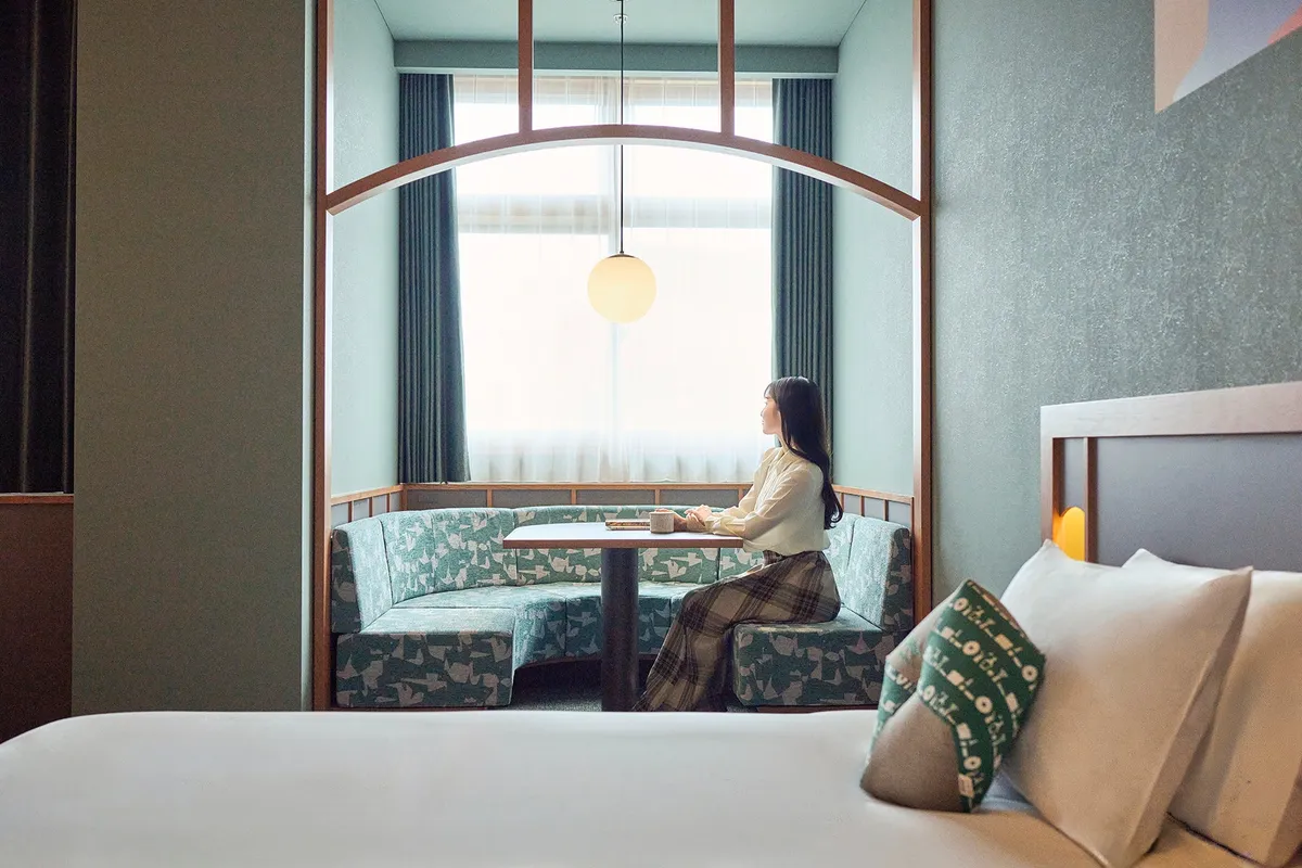 村野藤吾氏のデザイン意匠を感じる客室のインテリア