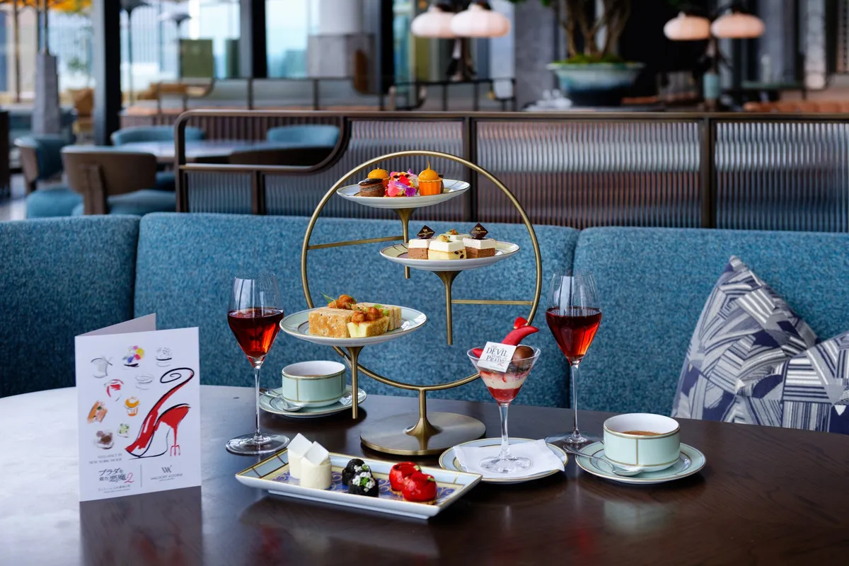 映画『プラダを着た悪魔２』記念アフタヌーンティーの全景