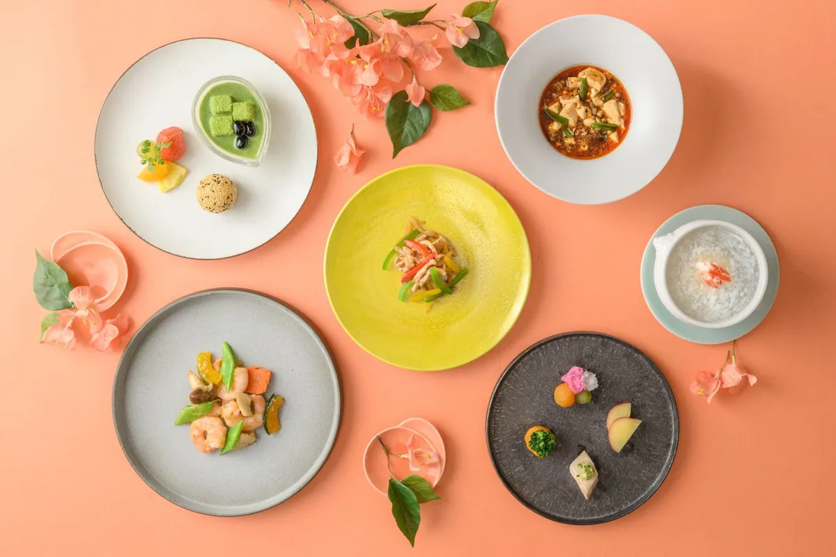 フカヒレや黒毛和牛を使用した贅沢な創作中華ディナーコース