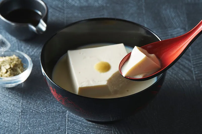 滑らかな食感が特徴の豆水豆腐