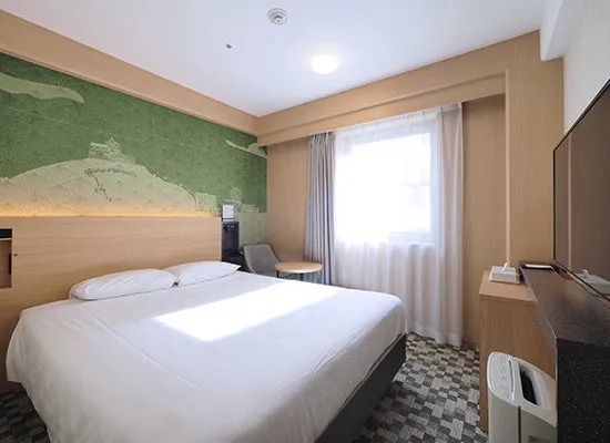 松山城が描かれた客室