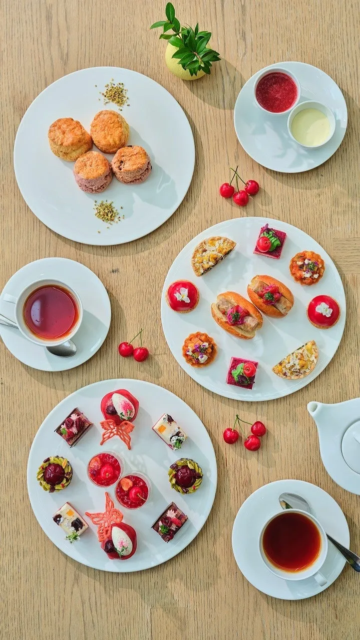 東京エディション虎ノ門のチェリー エディション アフタヌーンティー