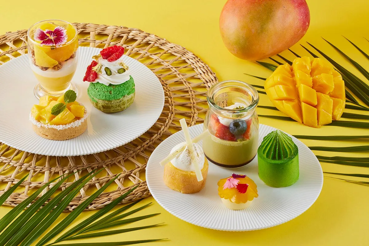 マンゴーとピスタチオの限定スイーツ