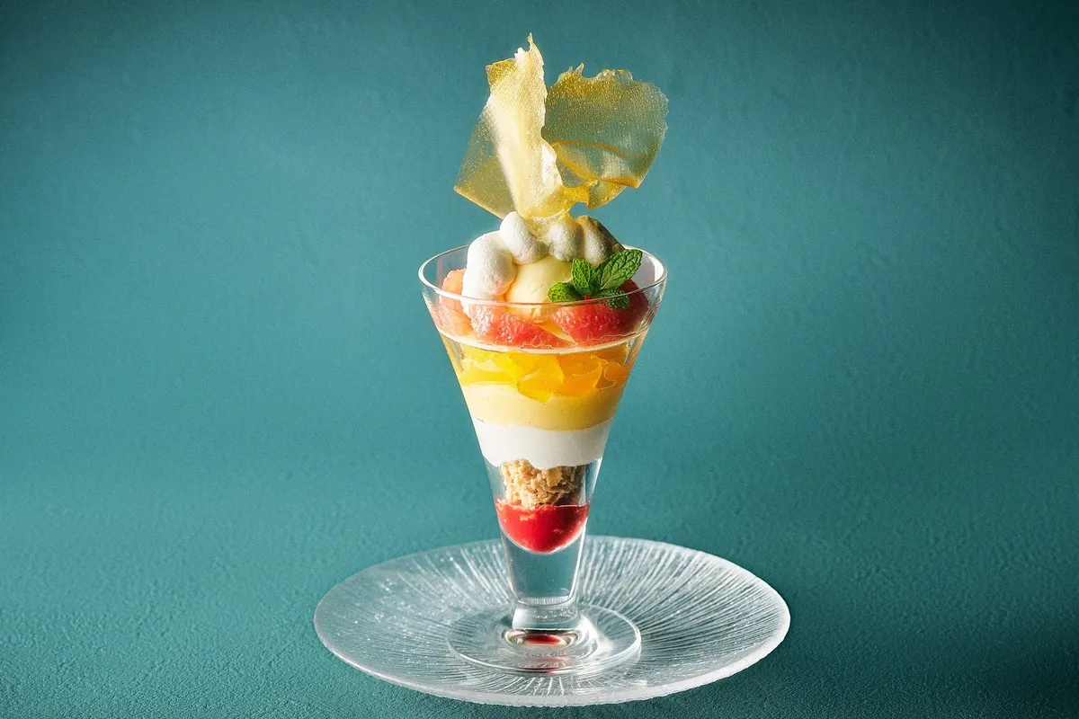 月影の柑橘パフェ