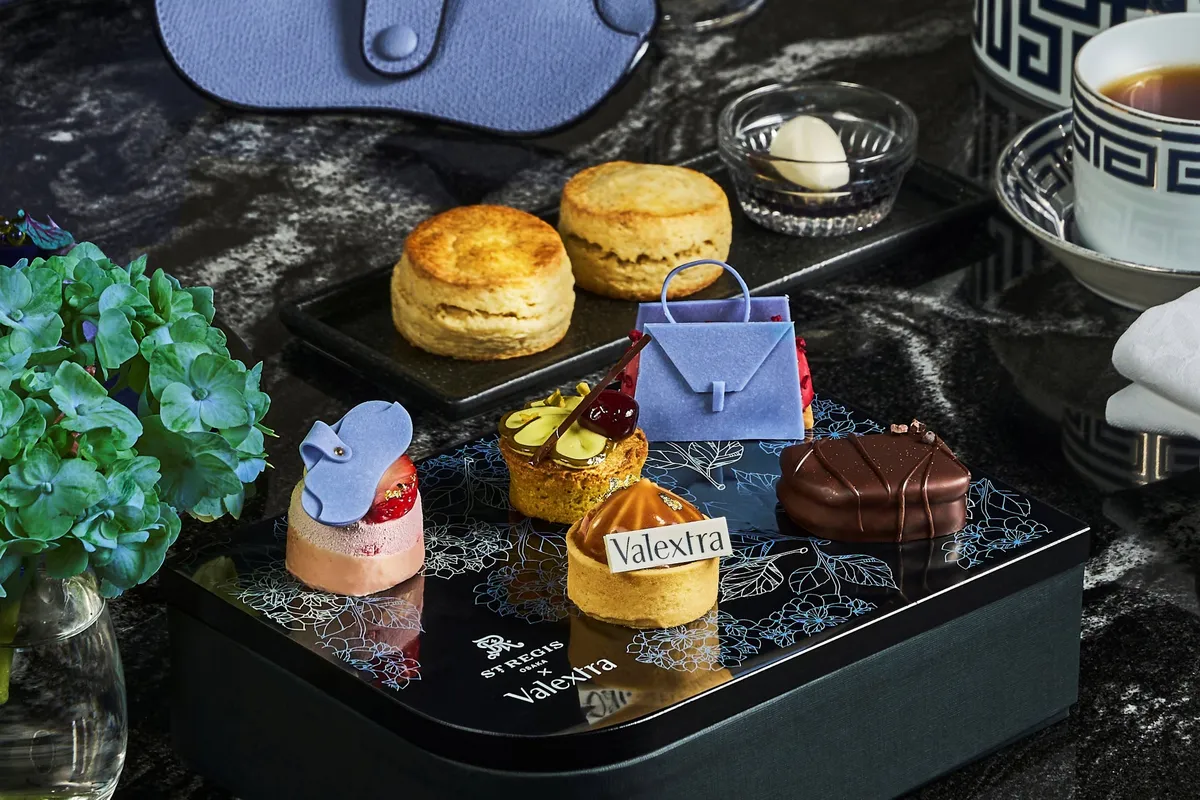 バッグを模したスイーツなど、職人技が光る逸品の数々