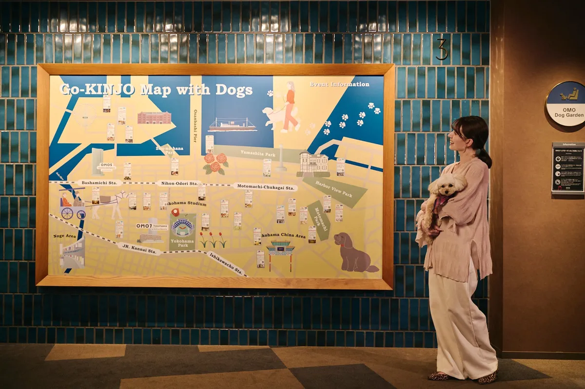 周辺のペット同伴可能スポットを網羅したご近所マップ