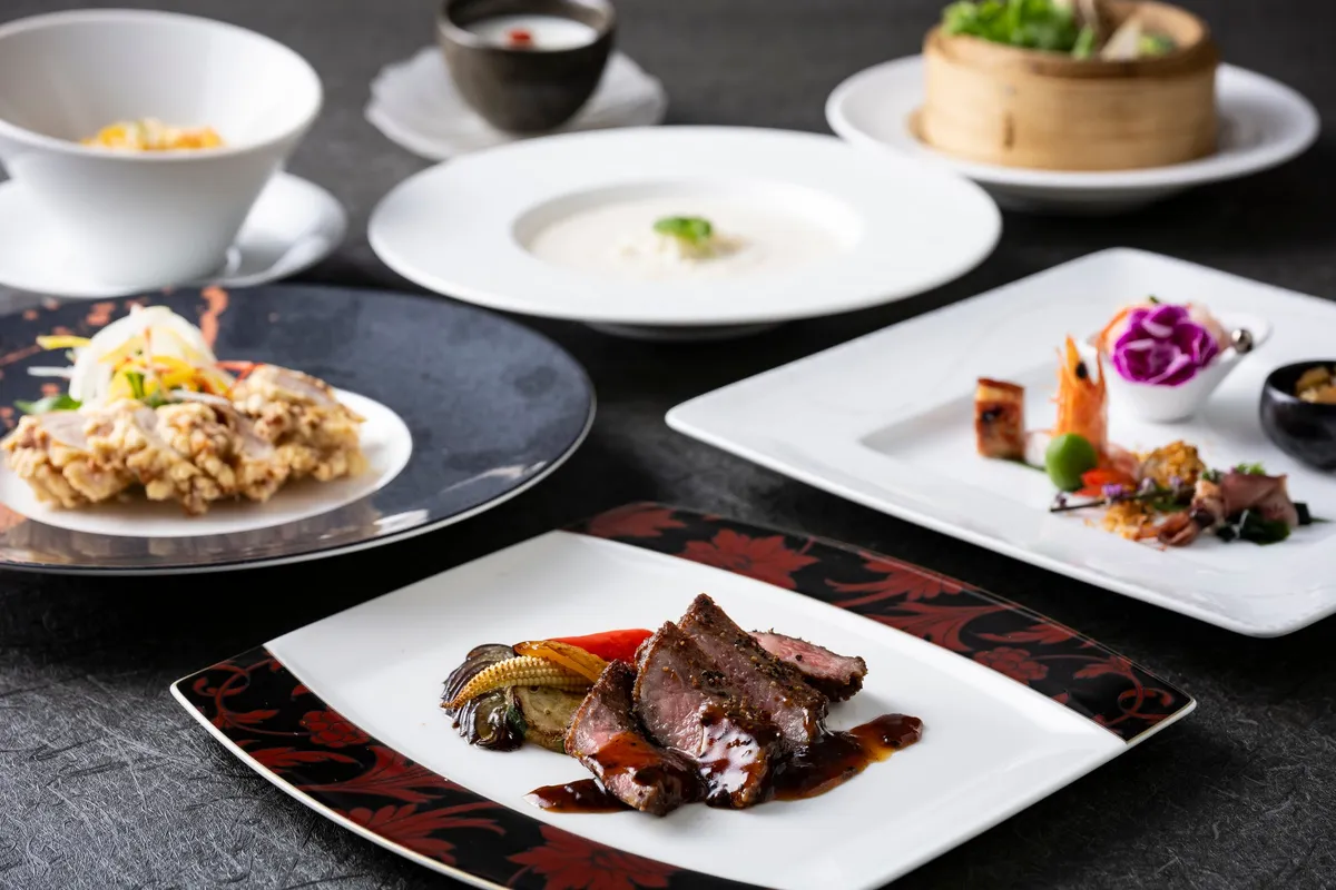中国料理「李芳」の豪華な近江牛コース