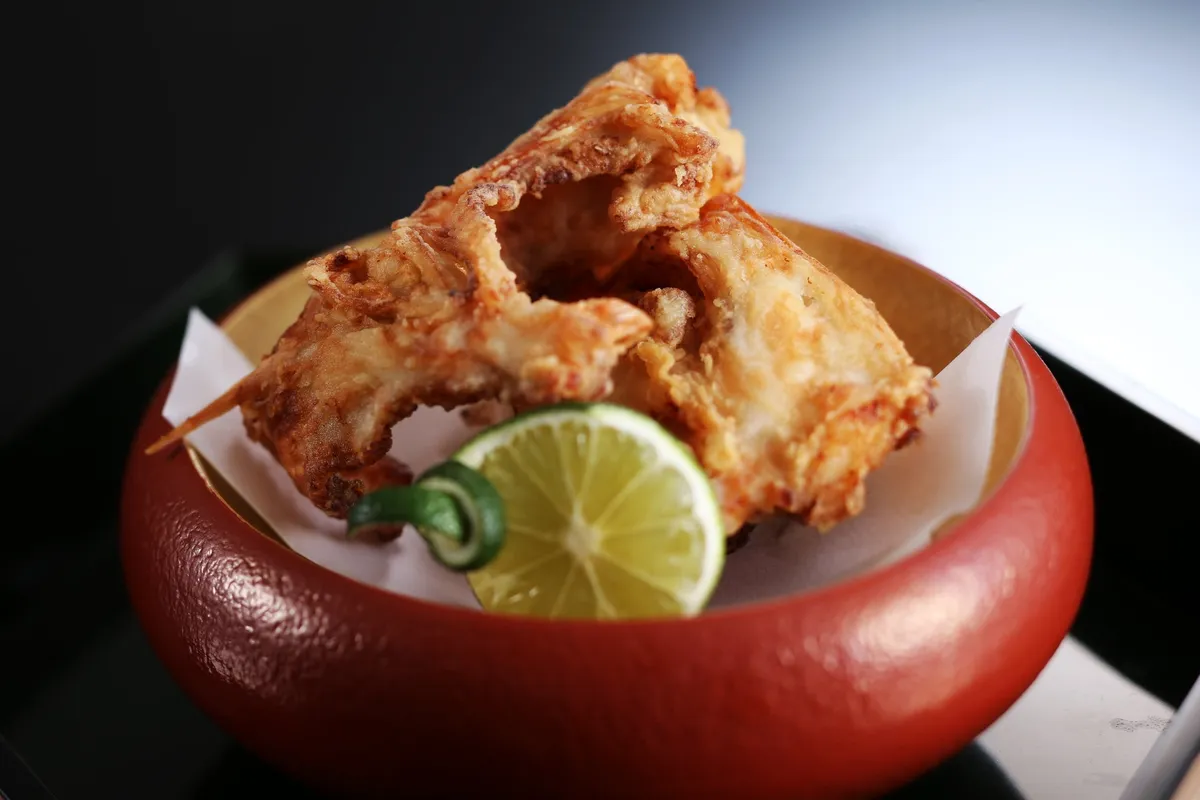 旨味を閉じ込めた但馬とらふぐの唐揚げ