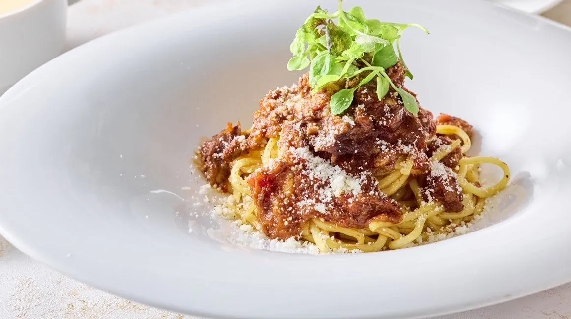 ご褒美ランチプランで提供されるボリューム感のあるパスタ料理