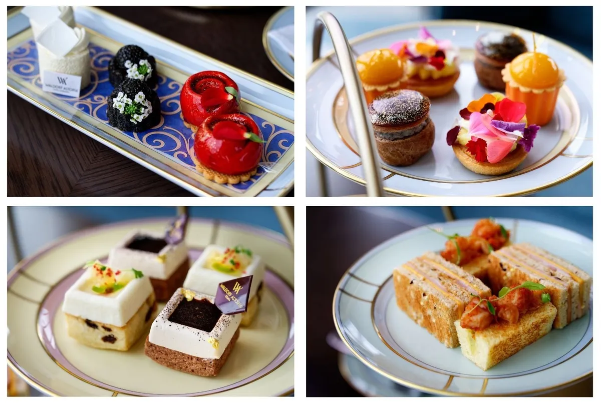 趣向を凝らしたスイーツとセイヴォリーの数々