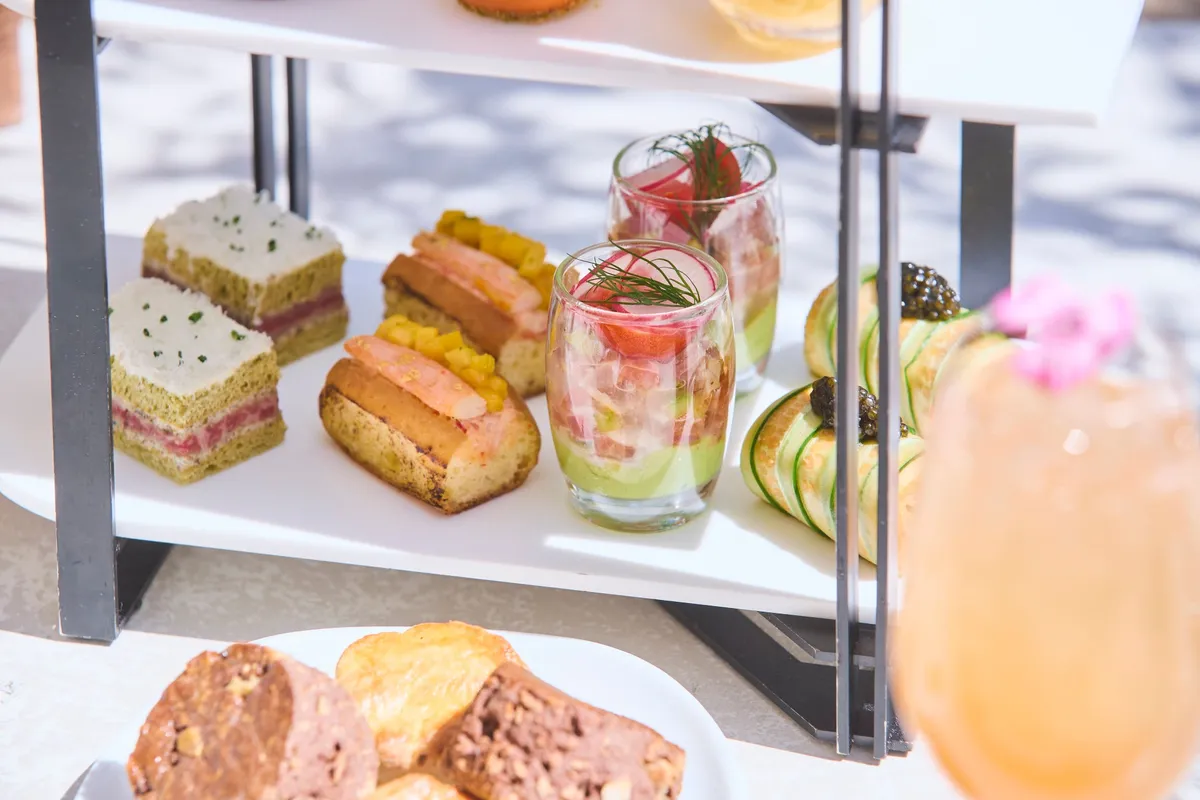 趣向を凝らした彩り豊かなセイボリーの数々