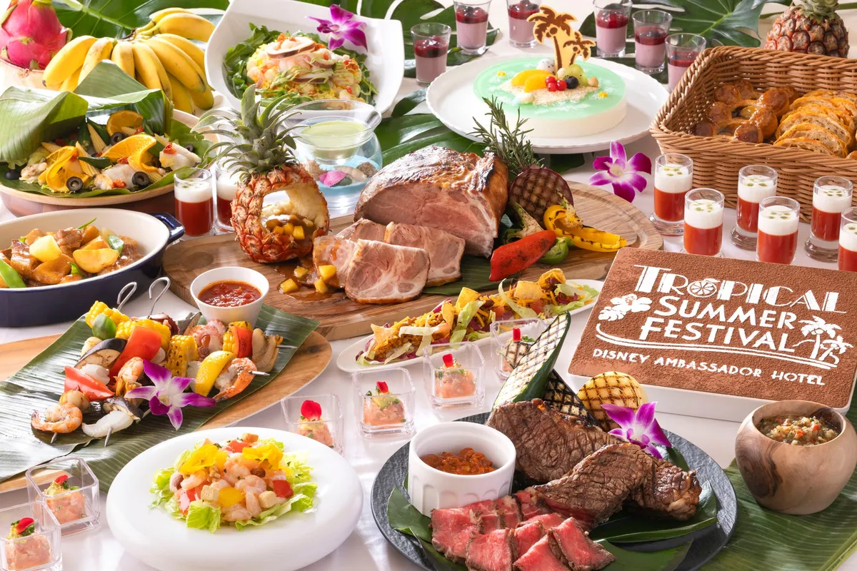 トロピカルなブッフェ料理