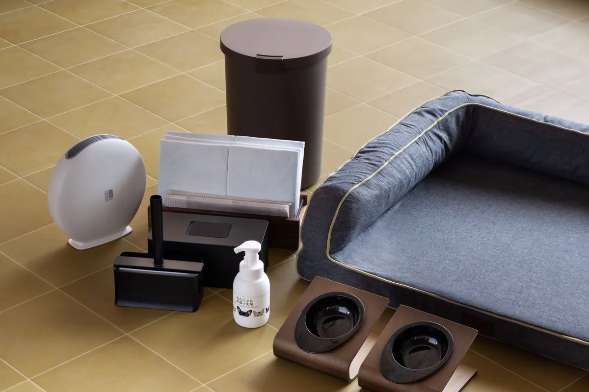 愛犬との滞在を快適にする専用アメニティ一式