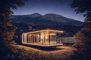 絶景の阿蘇五岳を独り占め!専用温泉付トレーラーハウス「南阿蘇フィールドホテル」で極上アウトドア体験