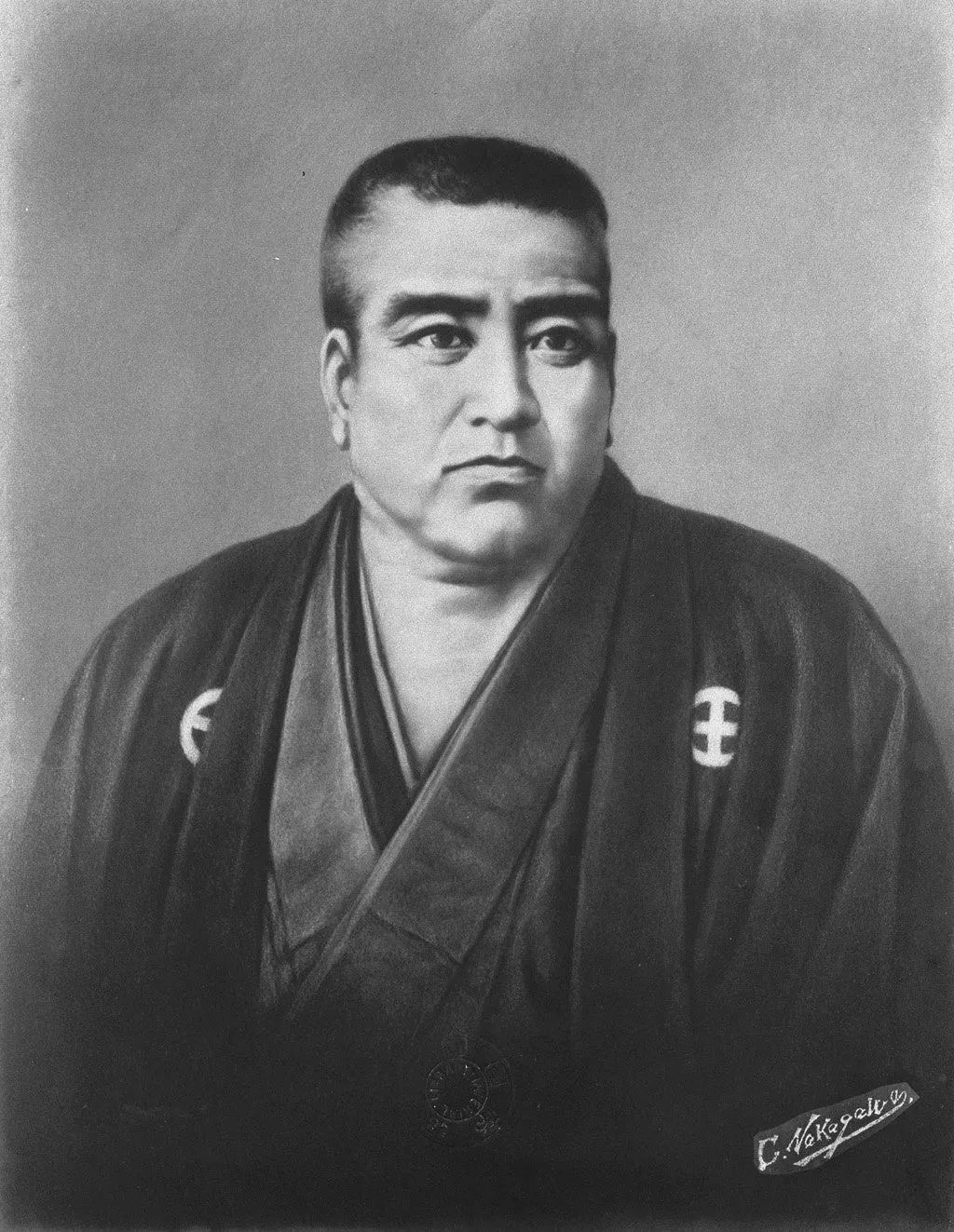 幕末の志士、西郷隆盛の肖像画