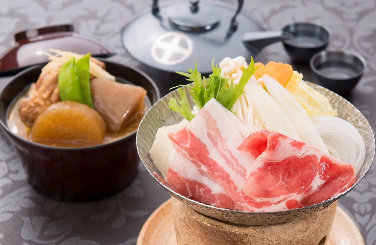 鹿児島県産の黒豚を使用したこだわりの和食料理