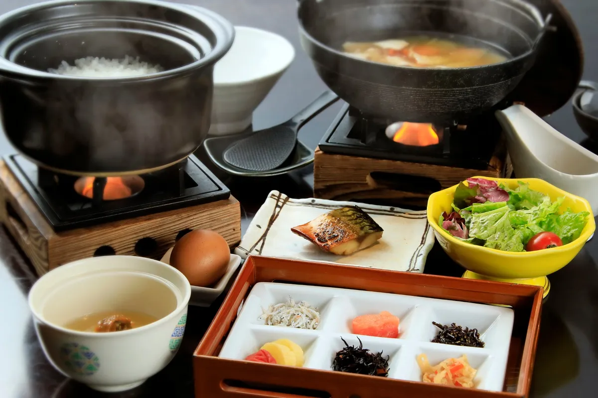 和朝食のセット