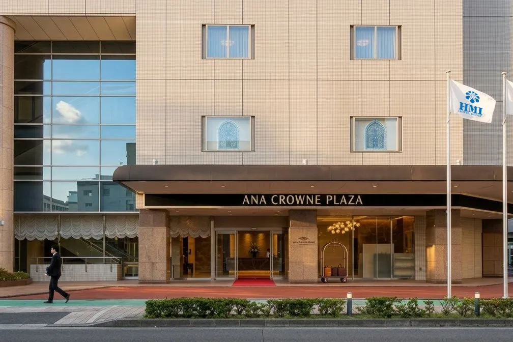 ANAクラウンプラザホテル浜松のエントランス外観