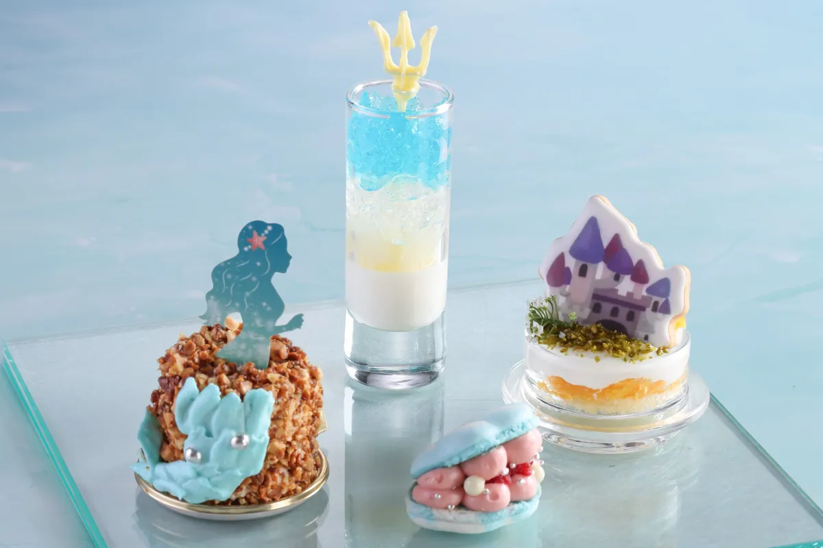 人魚姫や古城をモチーフにしたスイーツ