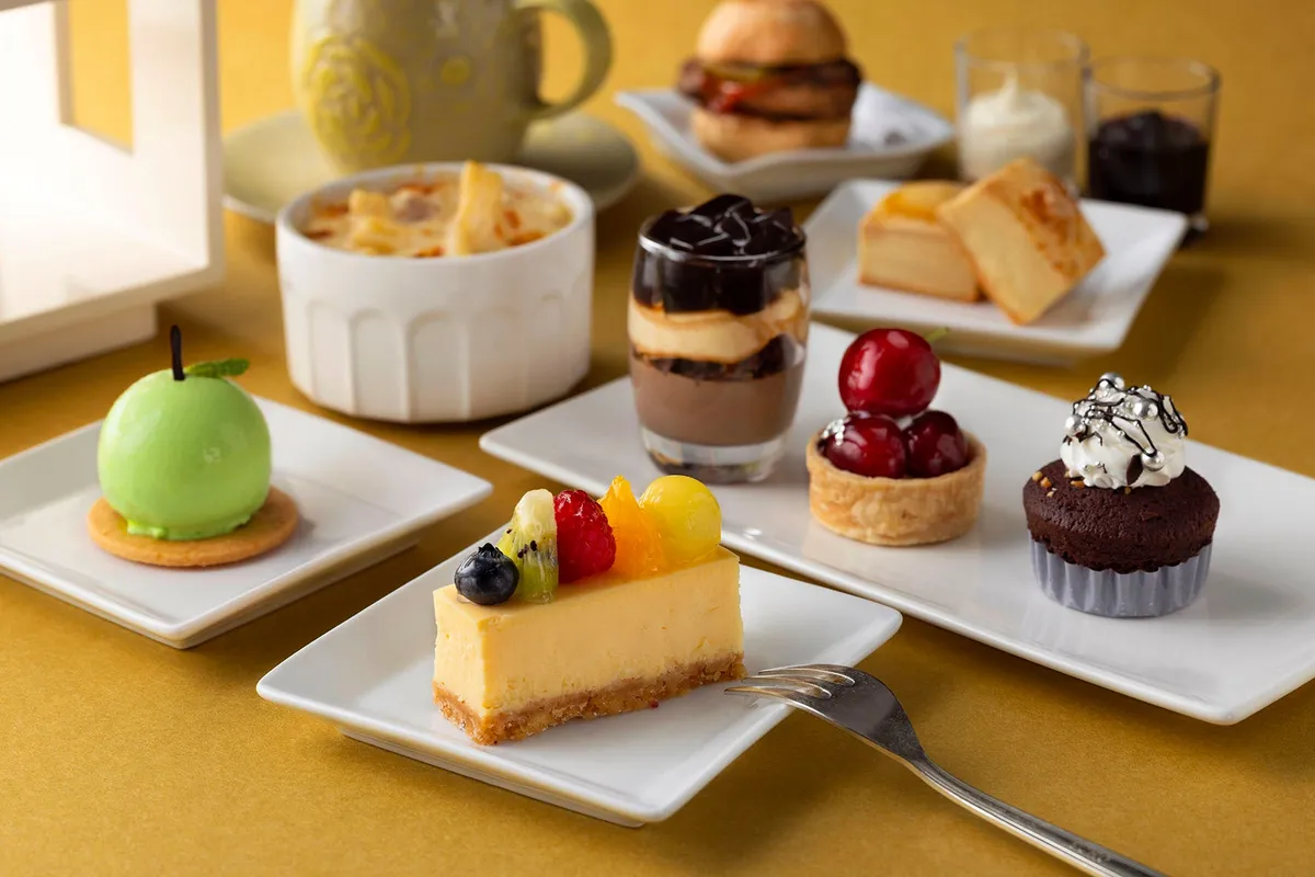 チーズをふんだんに使用したスイーツとセイボリー