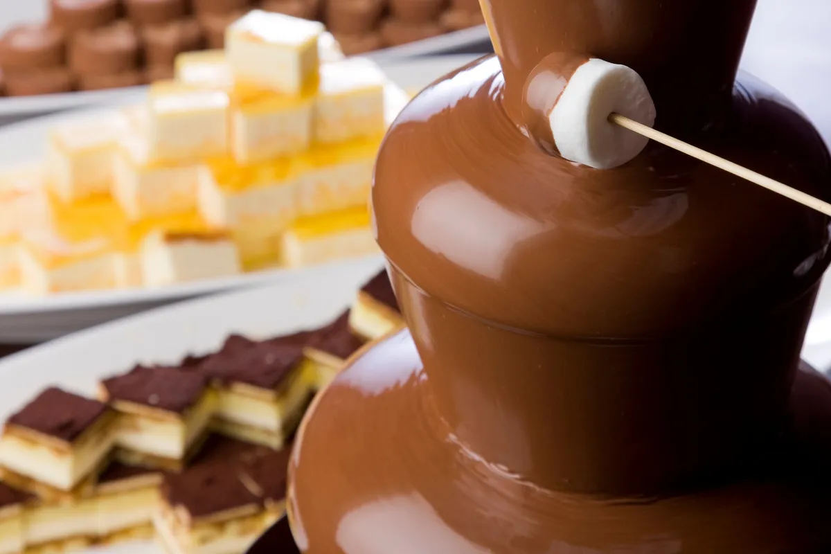 楽しさ満点のチョコファウンテン