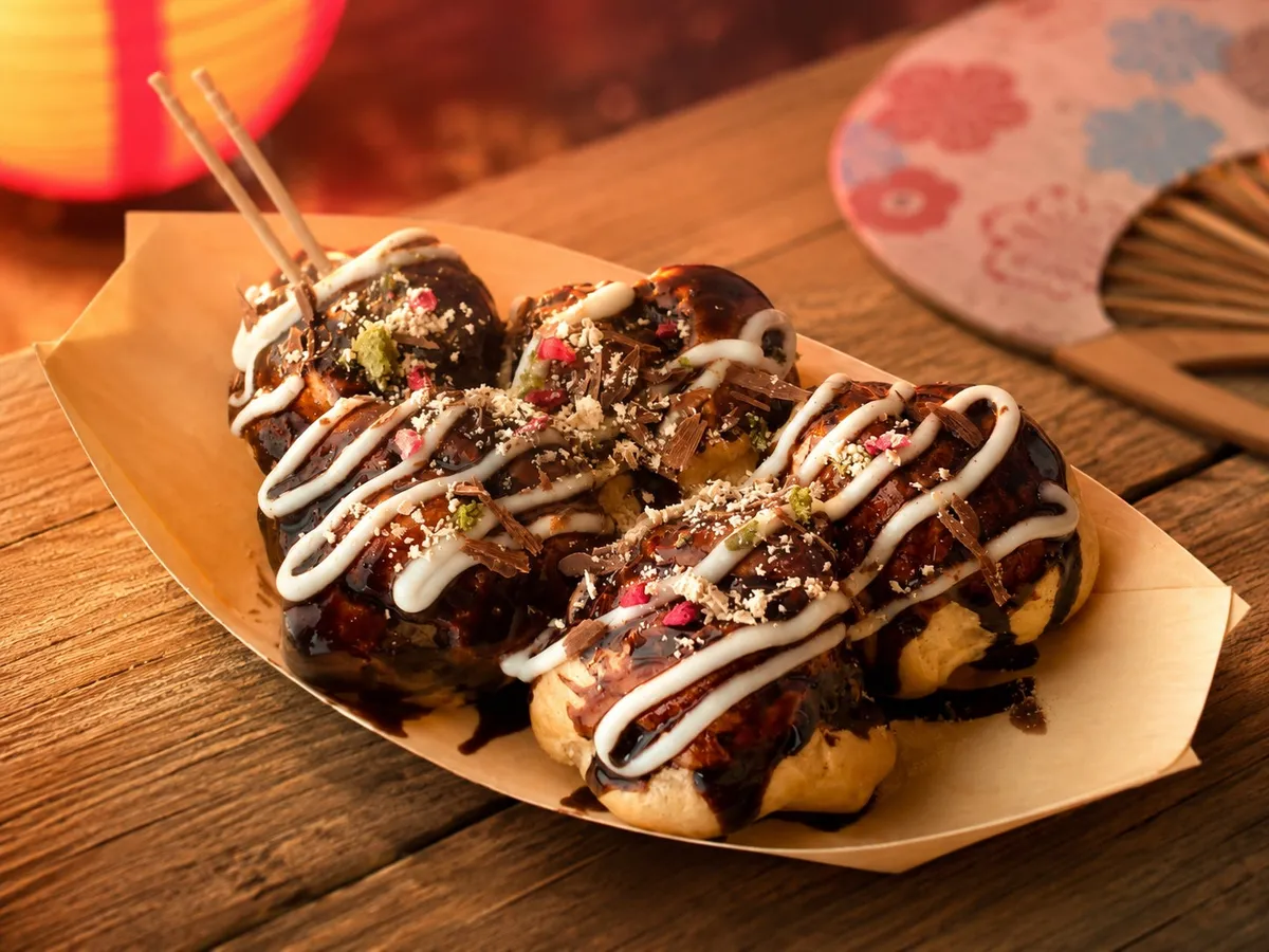 たこ焼き風のシュークリーム