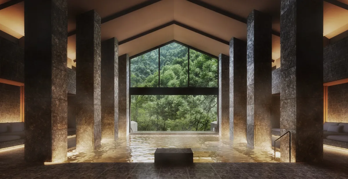 幻想的なサーマルスプリングSPA