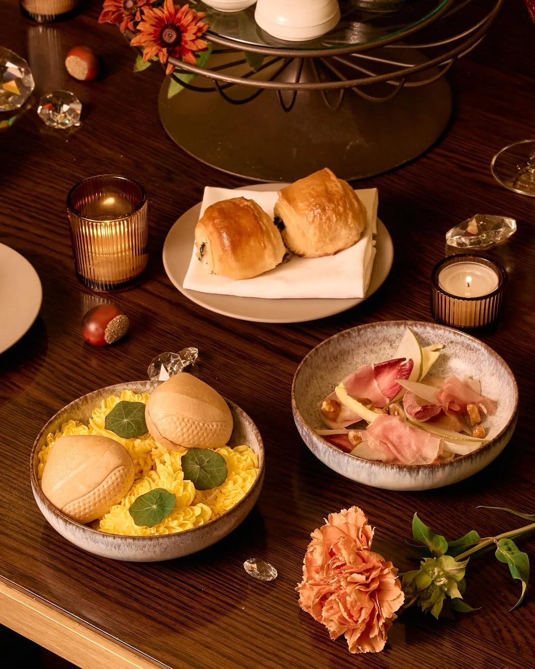 秋の食材を贅沢に使ったセイボリー