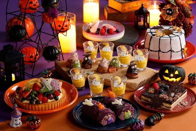 ハロウィーン限定のスイーツコーナー
